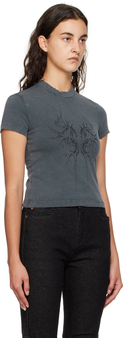 Han Kjobenhavn Gray Butterfly T-Shirt