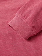 Peter Millar - Crown Cotton-Blend Piqué Half-Zip Sweatshirt - Red