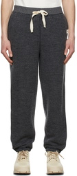 Jil Sander Navy Cashmere Lounge Pants