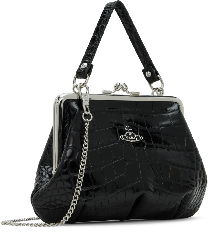【関税込み】Vivienne Westwood ブラック Granny Frame バッグ Vivienne Westwood Black Granny Frame Bag Vivienne Westwood