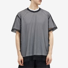 Comme des Garçons Homme Plus Men's Poly Mesh T-Shirt in Black