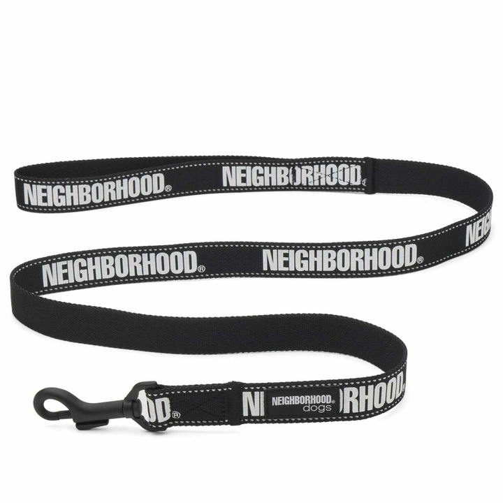 Photo: Neighborhood Men's Wide Dog Leash in Black 
