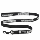 Neighborhood Men's Wide Dog Leash in Black 