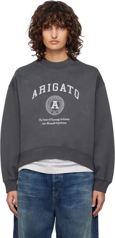Photo: Axel Arigato Gray University Sweatshirt