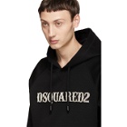 Dsquared2 Black Logo Cool Fit Hoodie