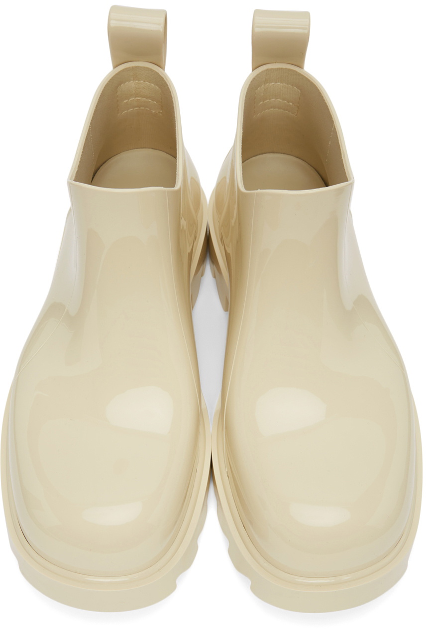 Bottega Veneta Off-White Stride Boots Bottega Veneta