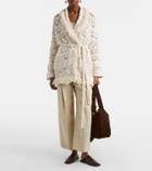 Alanui Lagoon Romance cotton-blend cardigan