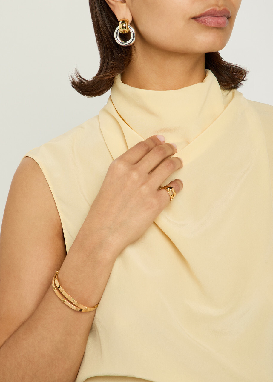Tory Burch Icon Double Bracelet Gold