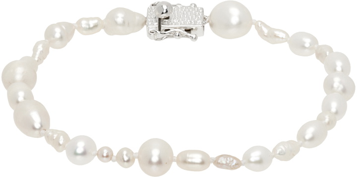 Photo: Bleue Burnham Off-White Antique Pearl Bracelet