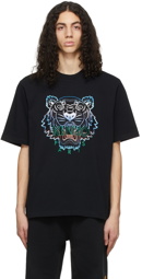 Kenzo Black Gradient Tiger Loose T-Shirt