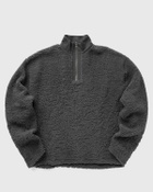 Rough. FLEECE TROYER OLIVE Beige Mens Half-Zip