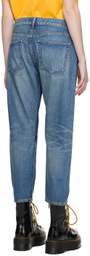 Junya Watanabe Blue Patch Jeans