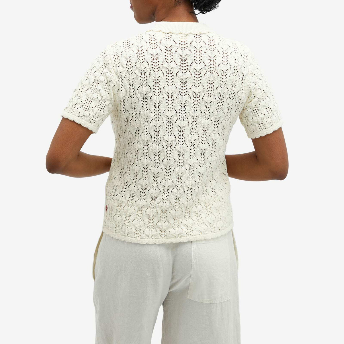Levi’s Collections Women's Levis Vintage Clothing Seaside Short Sleeve Knitted Top