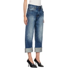 R13 Blue Cuffed X-Boyfriend Jeans