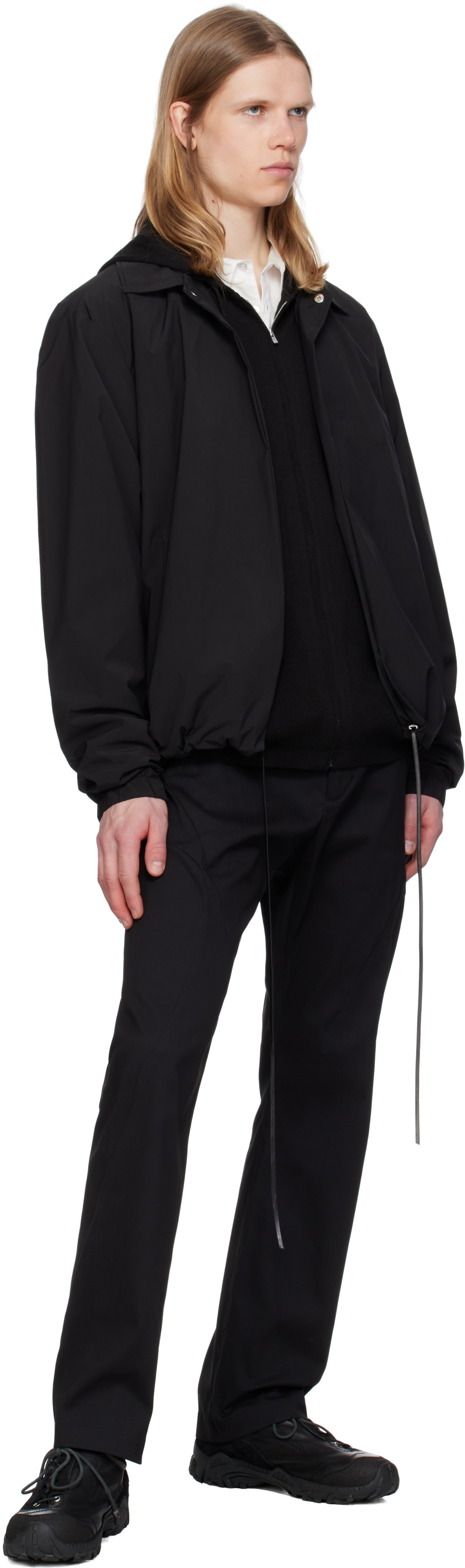 POST ARCHIVE FACTION (PAF) Black 8.0 Right Coach Jacket Post