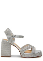 Castañer Valle Metal-braided Platform Sandals Silver