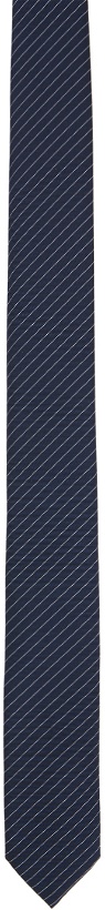 Photo: Hugo Navy Striped Tie