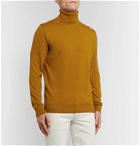 Loro Piana - Cashmere and Silk-Blend Rollneck Sweater - Yellow