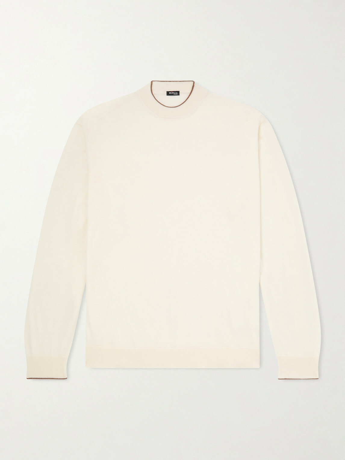 Kiton - Merino Wool Sweater - White