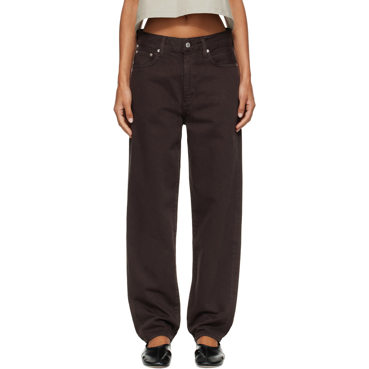 Citizens of Humanity Brown 'The Taper' Jeans