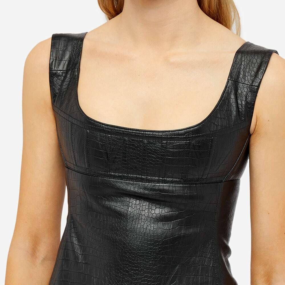 Miaou Women's Vivi Dress in Onyx Python Miaou Miaou Women's Vivi Dress in Onyx Python Miaou