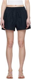rag & bone Navy Emb Shorts