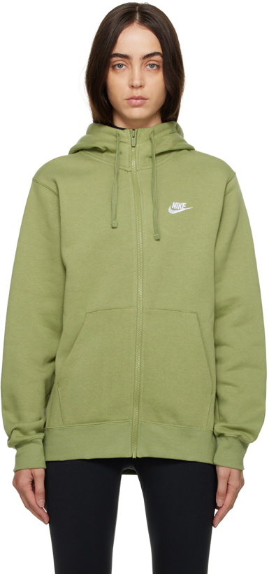 Photo: Nike Green Embroidered Hoodie