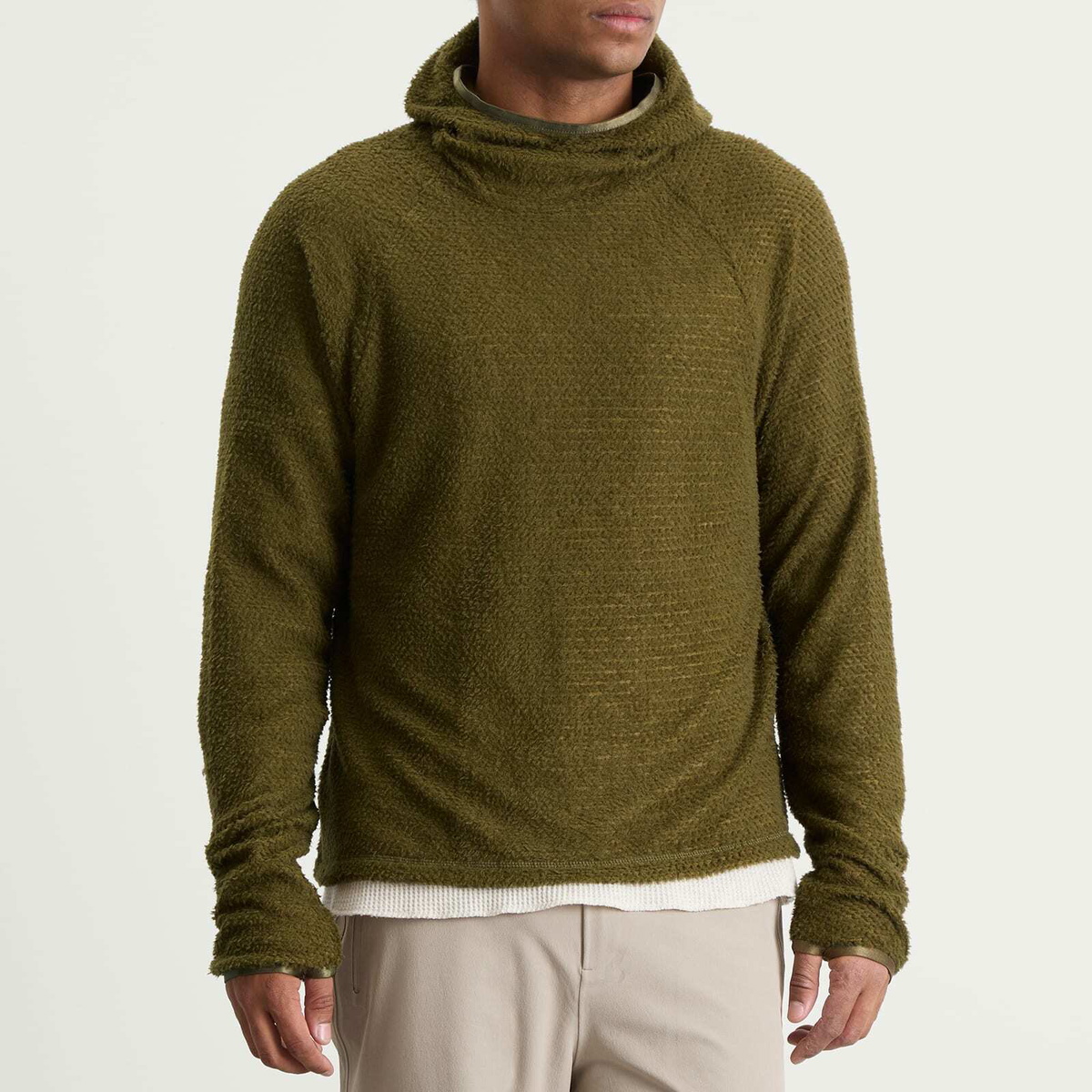 Purple Mountain Observatory Men's Polartec Hoody Presented by END. in Olive