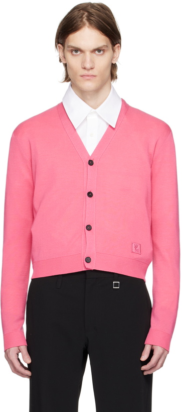 Photo: Wooyoungmi Pink Cropped Cardigan