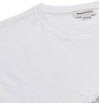 Alexander McQueen - Printed Cotton-Jersey T-Shirt - White