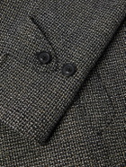 Maison Margiela - Virgin Wool-Blend Tweed Coat - Gray