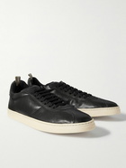 Officine Creative - Karma Panelled Leather Sneakers - Black