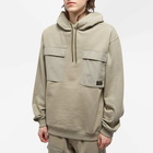 Maharishi Men's Utility Pocket Organic Hoody in Silver Sage