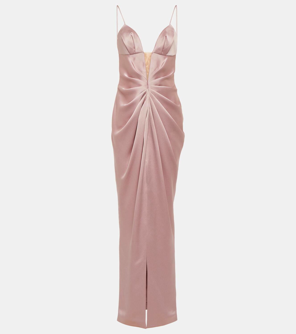 Rasario Draped satin gown