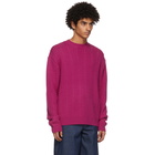 King and Tuckfield Pink Merino Chunky Sweater