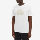 C.P. Company Men's Stitch Block Logo T-Shirt in Gauze White