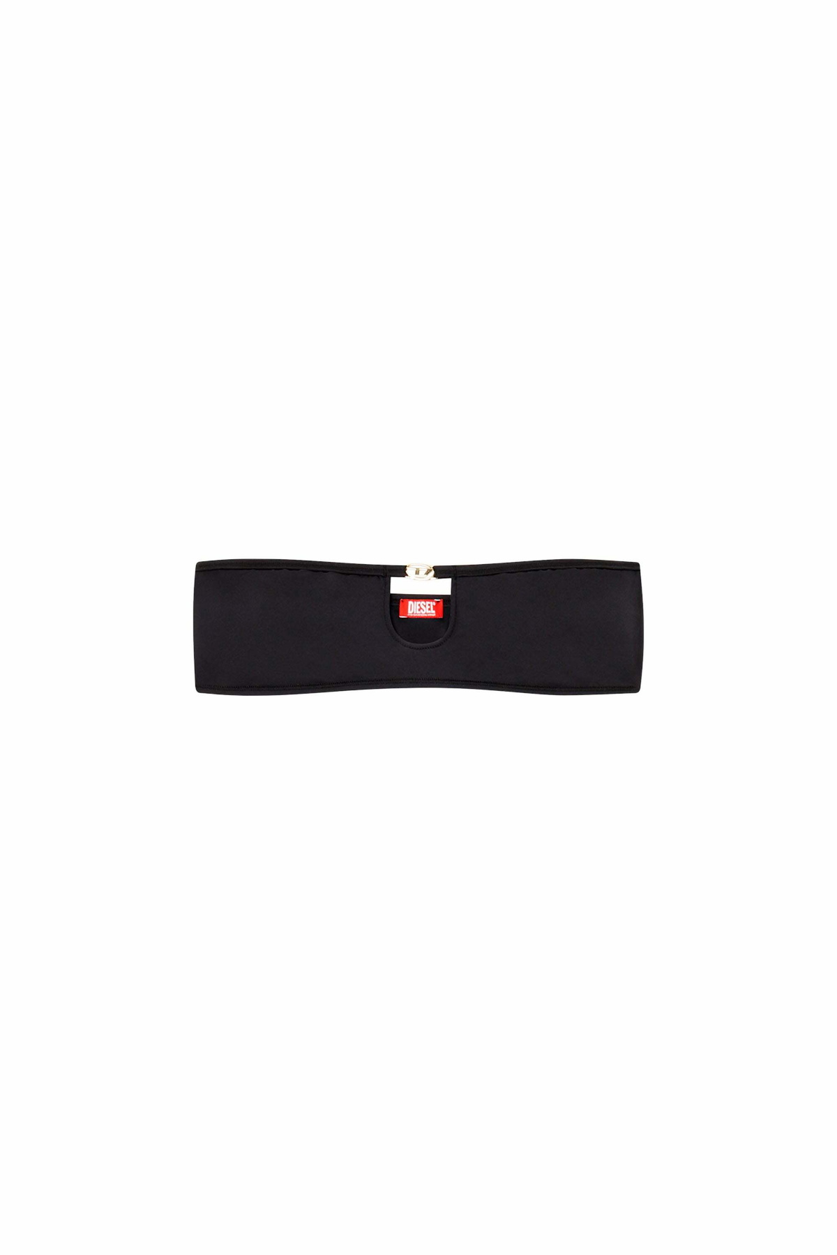 Diesel Bandeau bra in with metal Oval D - Bras Womens in Black