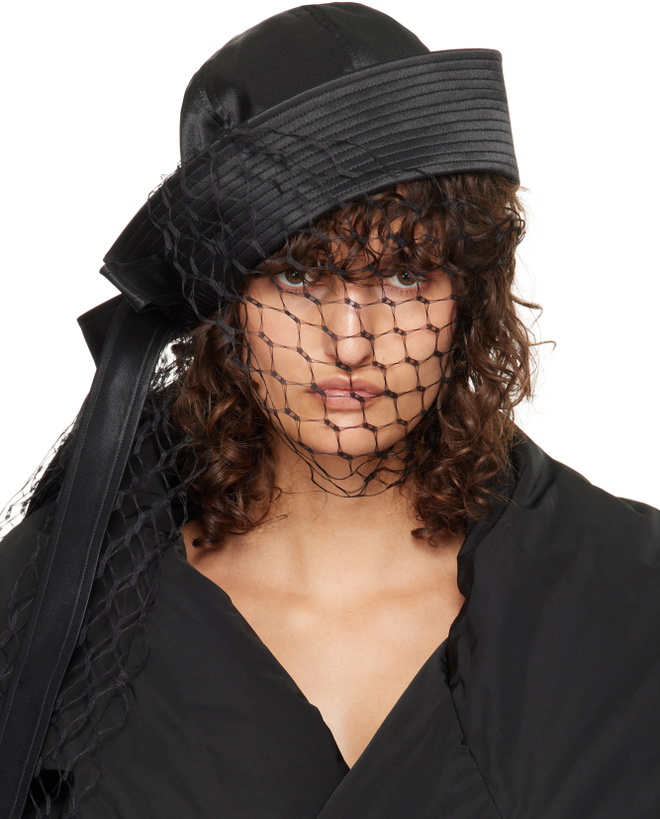 Photo: VAQUERA Black Satin Sailor Bucket Hat