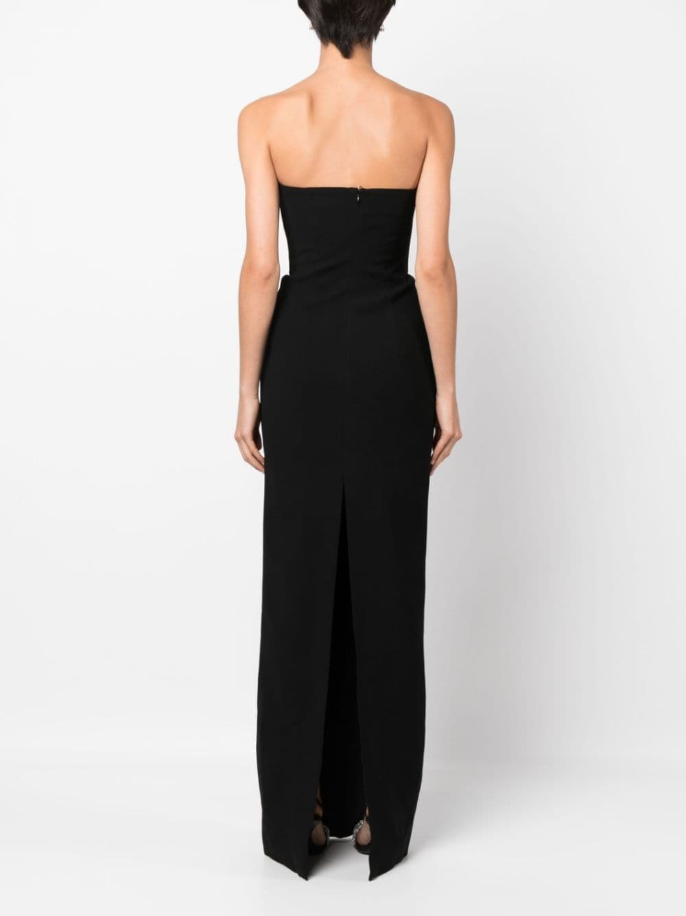 monot black dress vintage 1920s black sheer silk dress {m} – Trunk of Dresses