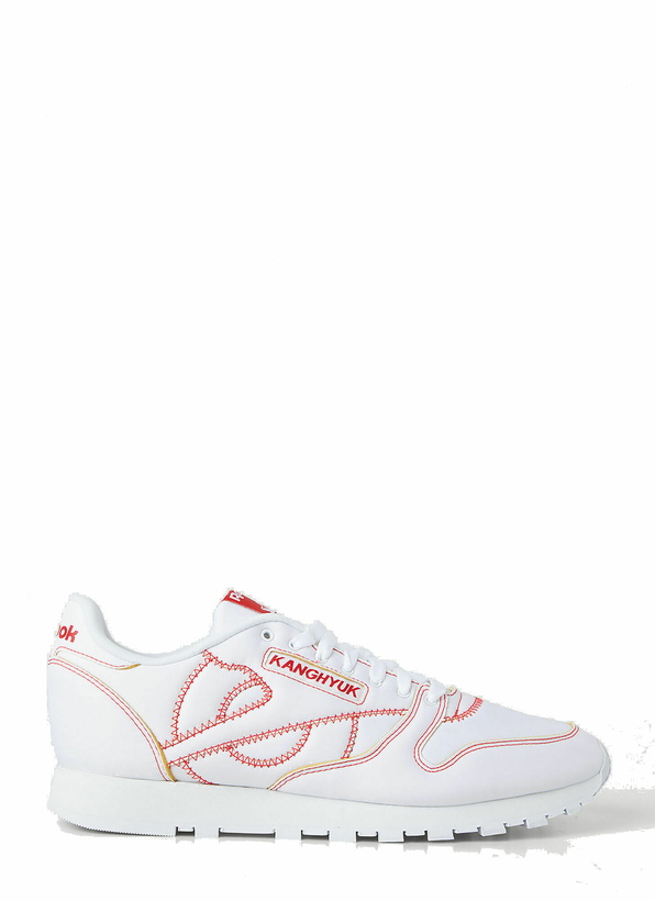 Photo: KANGHYUK x Reebok  - Classic Edition Sneakers in White