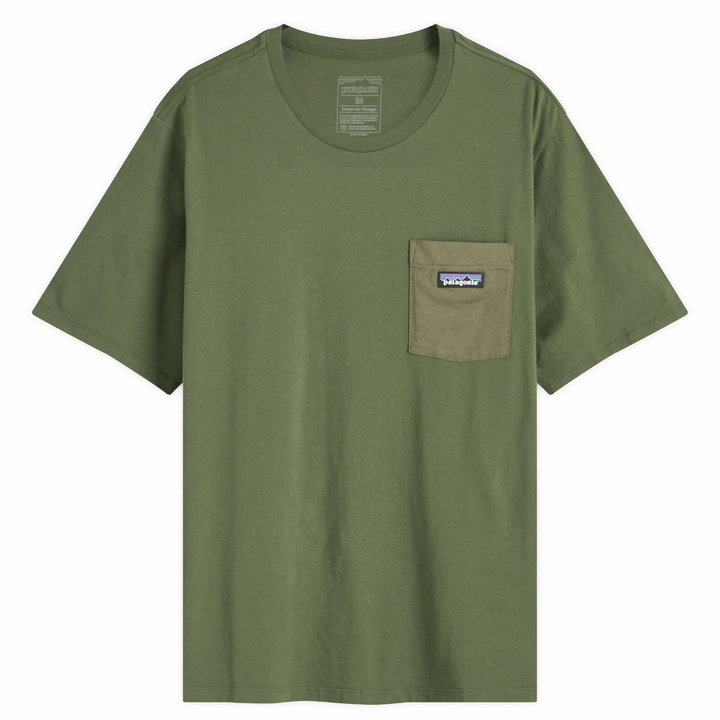 Photo: Patagonia Men's Daily Pocket T-Shirt in Torrey Pine Green