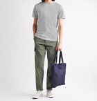 HANDVAERK - Mélange Pima Cotton-Jersey T-Shirt - Gray