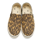 R13 Multicolor Cheetah Camo Slip-On Sneakers