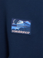 CASABLANCA Greek Temple Rubber Patch T-shirt