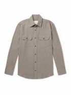 Purdey - Cotton-Flannel Shirt - Neutrals