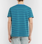 Velva Sheen - Striped Cotton-Jersey T-Shirt - Men - Blue