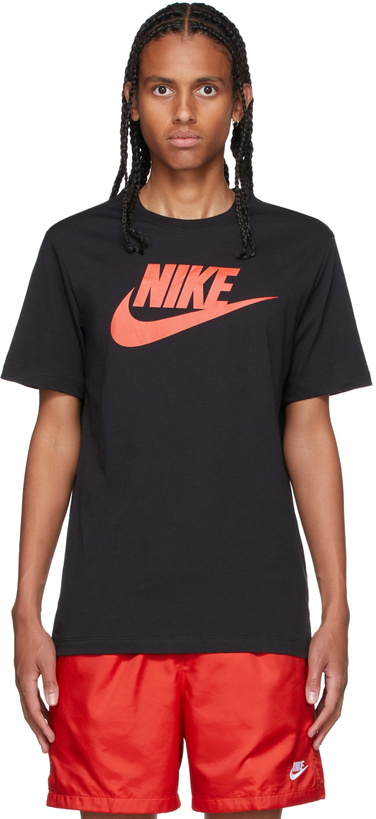 Photo: Nike Black & Red Icon Futura T-Shirt