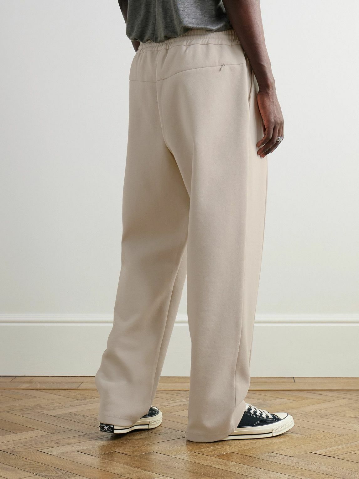 Rag & Bone - Straight-Leg Cotton-Blend Ponte Sweatpants - Neutrals