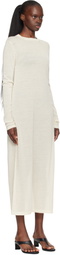 Lauren Manoogian Off-White Super Fine Maxi Dress