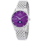 Zenith Elite Ultra Thin Lady Purple Dial Diamond Automatic Watch 16.2310.692/92.M2310
